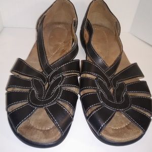 Thom Mccan Womens Black Sandals size 8